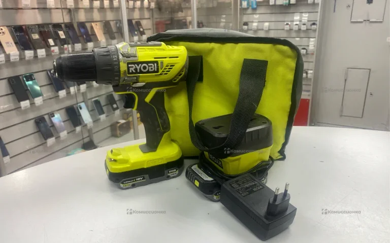 Дрель-шуруповерт Ryobi R18DD3-0