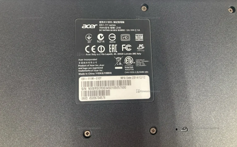 Ноутбук Acer ES-111M