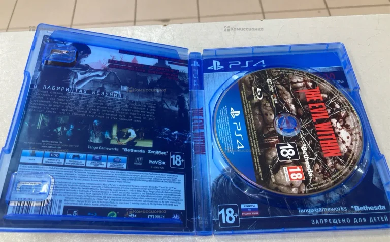 Диск SONY PS4 The evil within