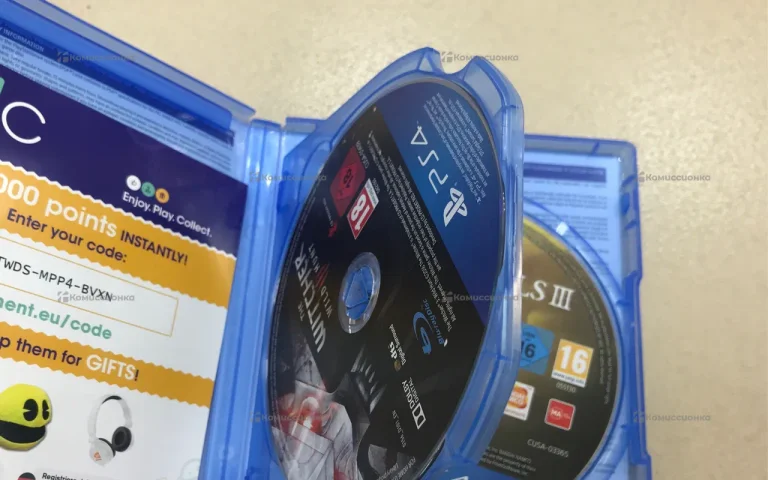 Диск PS4 2/1 Witcher 3: Wild Hunt+Dark Souls III