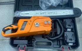 Цепная пила аккумуляторная Makita(оранжевая)