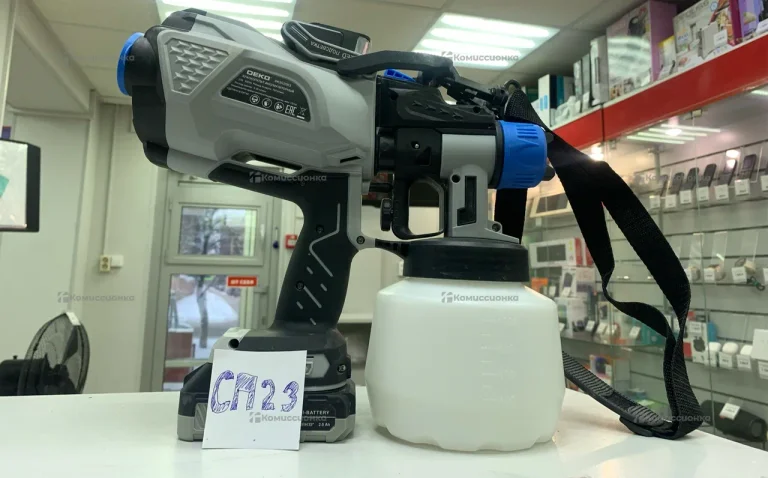 Аккумуляторный краскопульт DEKO DKSG20K3