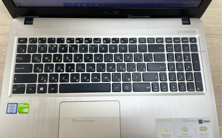 Ноутбук  Asus 15.6” i3 7020u 6gb SSD 128gb HDD 1tb
