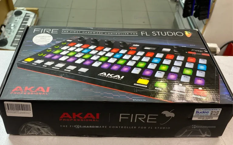 MIDI контроллер Akai fire FL Studio rgb