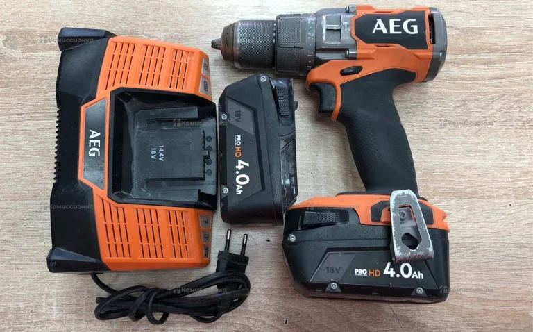 Аккумуляторная дрель-шуруповёрт AEG BSB18C3BL