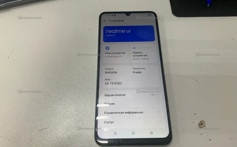 Realme Note 60x 4/128Gb