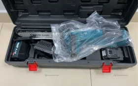 Цепная пила аккумуляторная бесщеточная Makita(сини