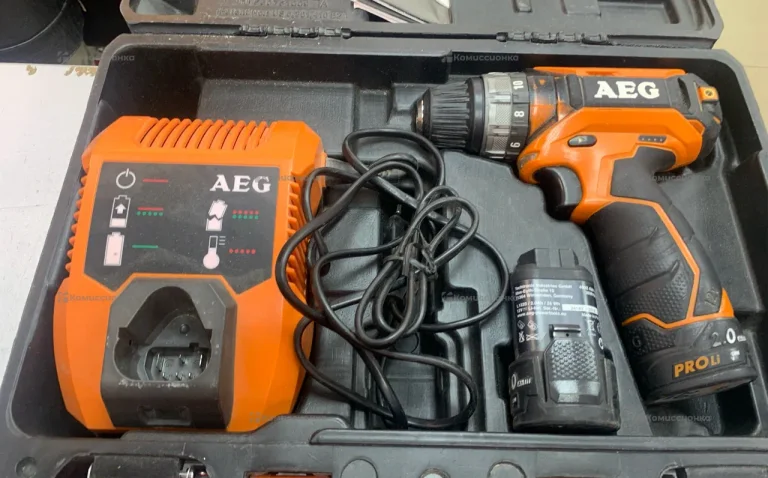 Дрель-шуруповерт AEG BS12