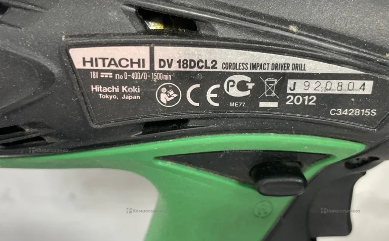 Шуруповерт  hitachi dv 18dcl2