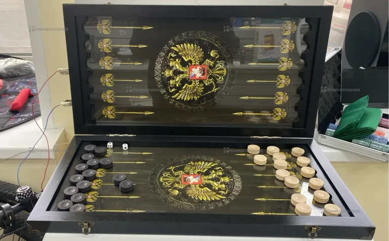 Нарды Черная Кожа