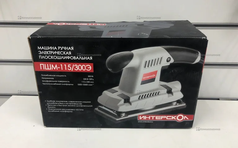 Плоскошлифовальная Машинка Интерскол пшм-115/300Э
