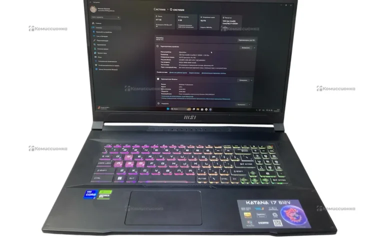 Ноутбук  MSI KATANA 17 B12V