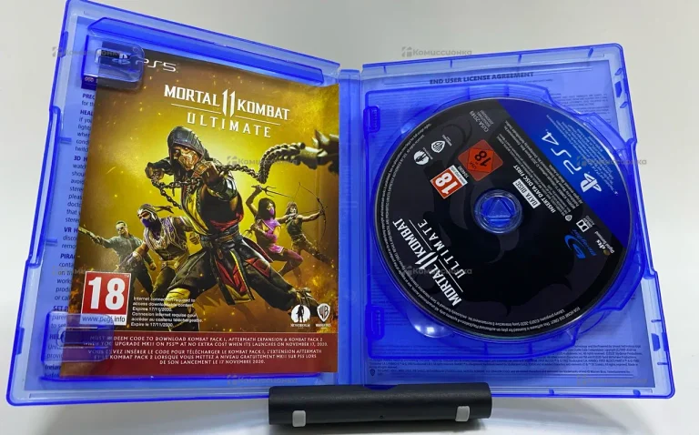 PS. диск ps 4 Mortal Kombat Ultimate