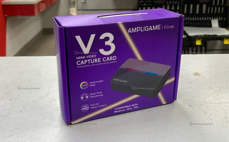 Карта видеозахвата FiFine Ampligame capture card