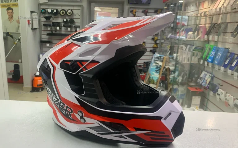 Шлем кроссовый Hizer j6801