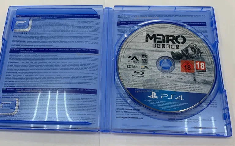 PS4. Диск Metro Exodus.