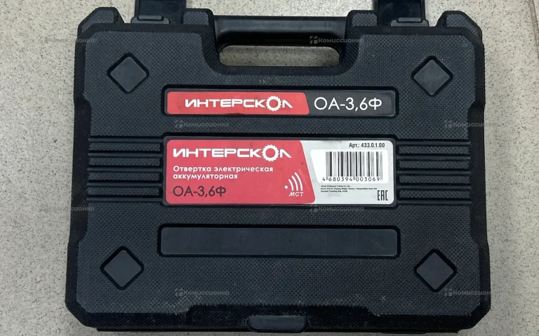 Аккумуляторная отвертка Интерскол ОА-3,6Ф