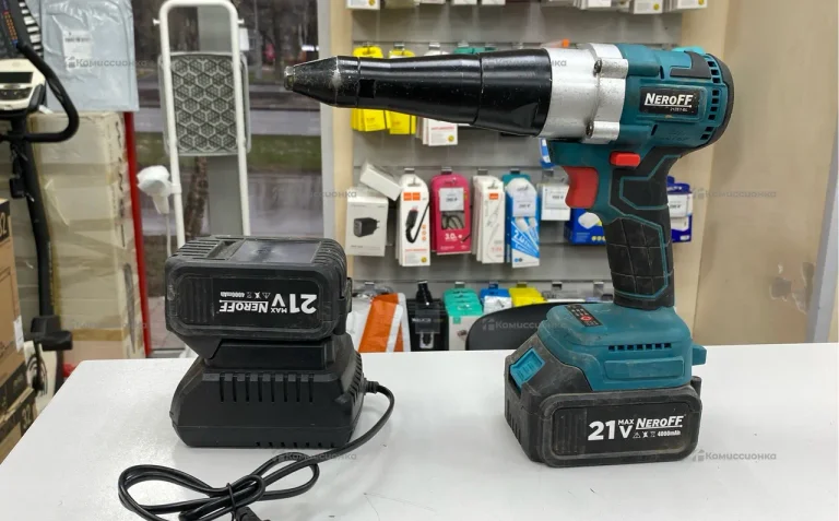 Аккумуляторный заклепочник NeroFF 21ZET-BL