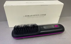 Портативная расческа для прямых волос с отрицательным ионом