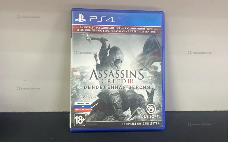 PS4 диск Assassins Creed 3