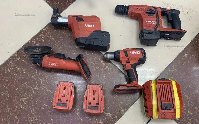 набор hilti шурик+ушм+перфоратор+пылесос