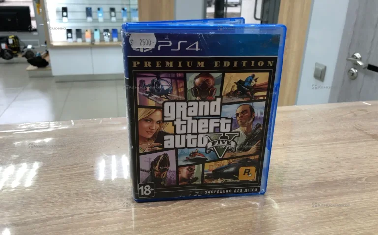 ps4 диск gta v ps4