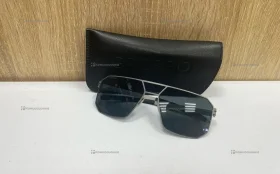 Солнцезащитные очки GRESSO Sydney, титан (Цвет оправы: Черный, Цвет линз: Серый монолит/поляризация)