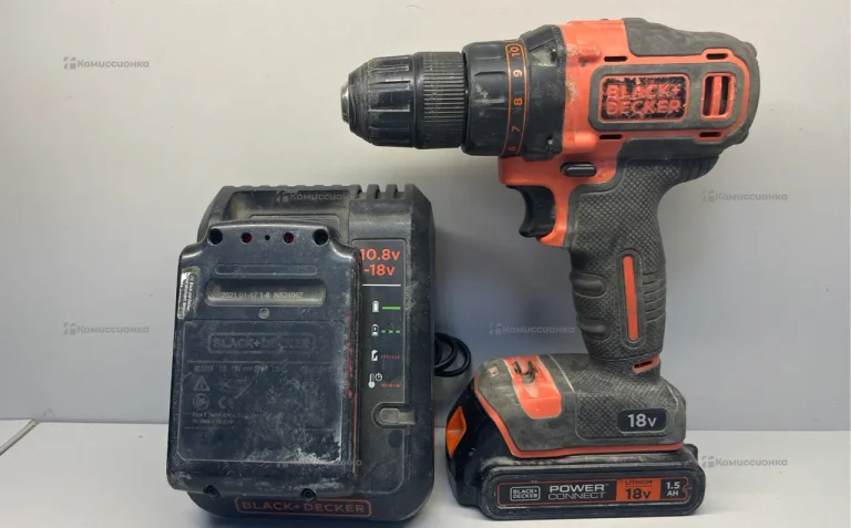 Аккумуляторная дрель-шуруповерт Black Decker BDCDC