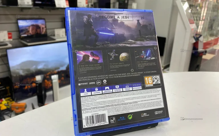 Приставка PS4. диск ps4 Jedi fallen order