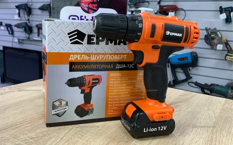 дрель шуруповерт Ермак 646-312