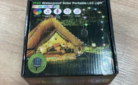 Купить rgb лента Dream color с солнечными панелями б/у , в Москва и область Цена:990рублей