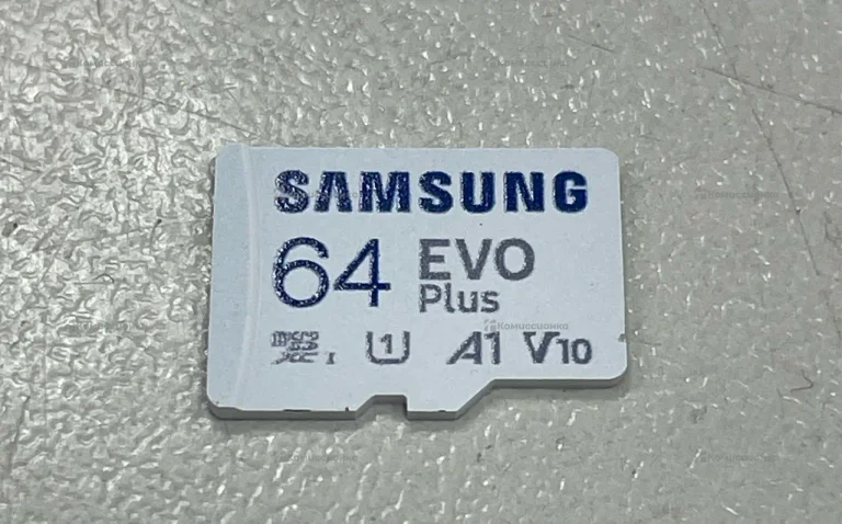 Карта памяти Samsung EVO Plus microSDXC 64 ГБ