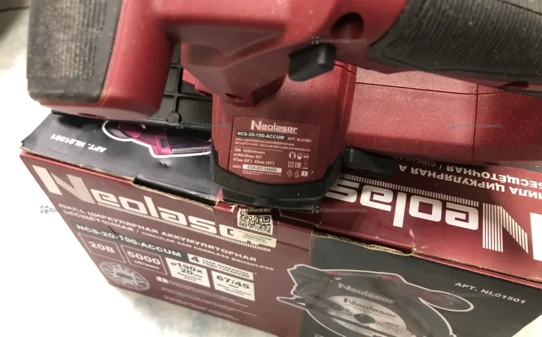 дисковая пила аккумуляторная Neolaser NCS-20-190Ac