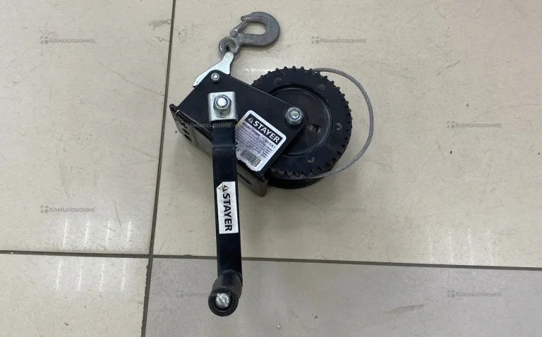 лебедка тяговая stayer 0,7 Т