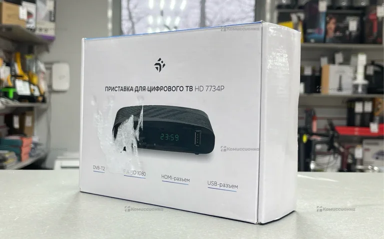 Цифровая ТВ приставка  DEXP HD7734P