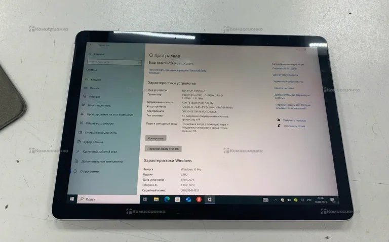 Планшет Microsoft surface go 2.