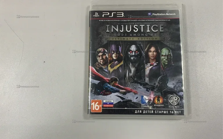 диск ps3 injustice