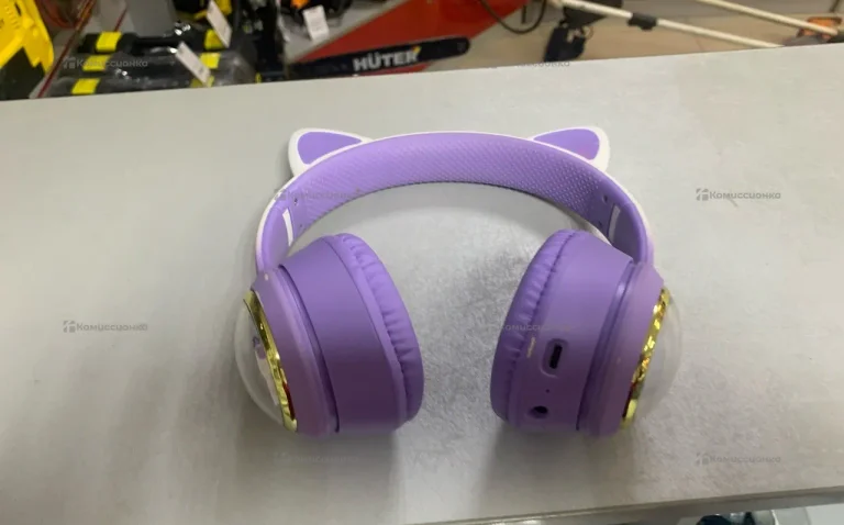 Наушники  сиреневые