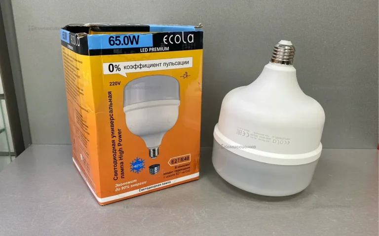 Светодиодная лампа Ecola 65w E27/E40 6000k