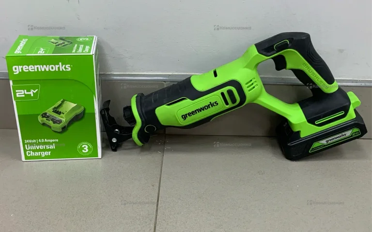 сабельная аккумуляторная пила Greenworks GPT-BLRS-