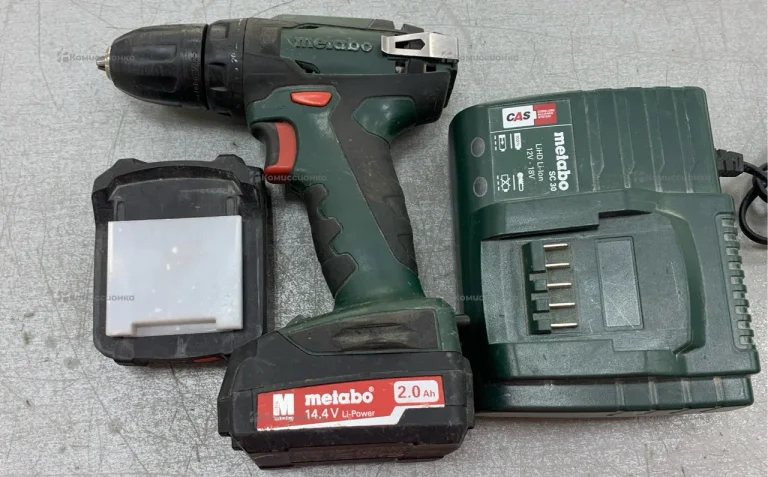 Дрель-шуруповерт metabo BS 14.4 13мм 2.0Ah x2