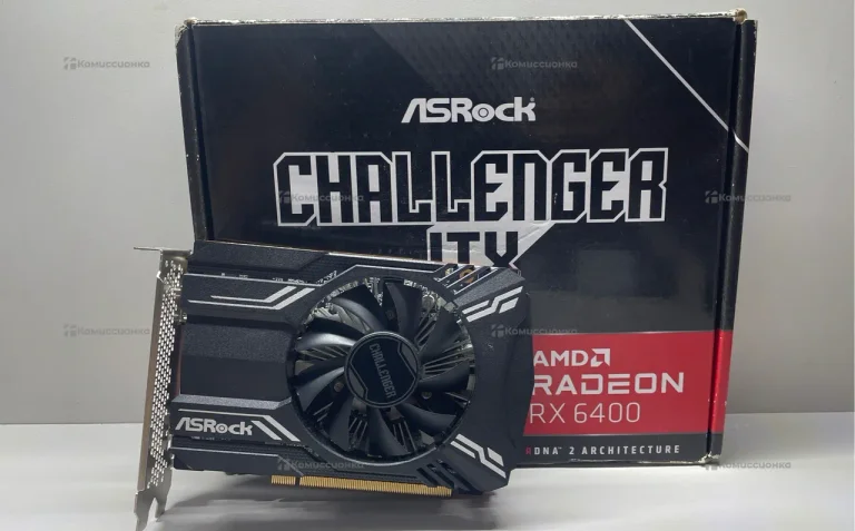 Видеокарта Asrock Radeon RX 6400 4gb