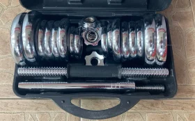 Купить Гантели Chrome dumbell set 30kg б/у , в Самара Цена:5500рублей