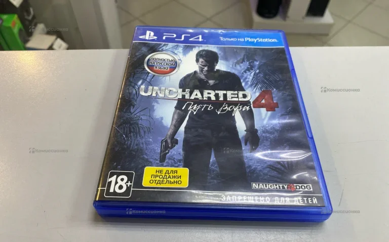 PS4 диск. Uncharted 4