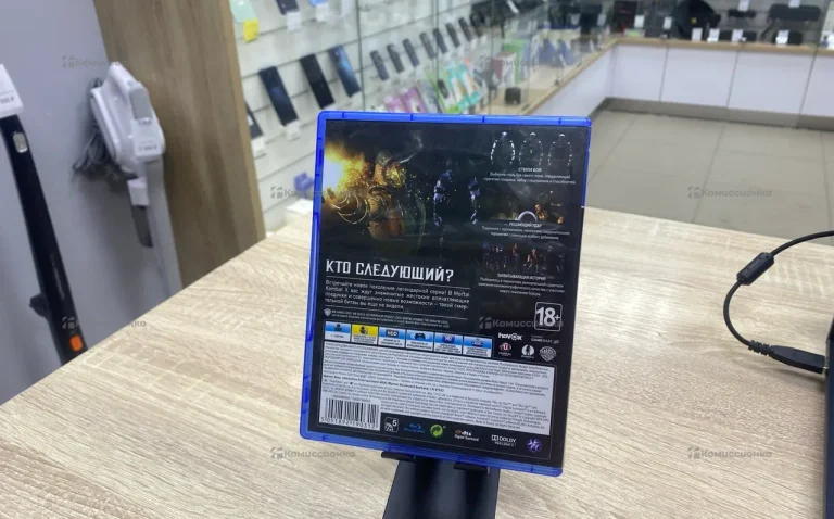 PS4 диск. ps4 mortal kombat x