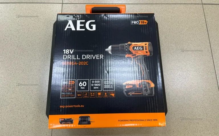 Аккумуляторная дрель-шуруповерт AEG BS18G4-202C