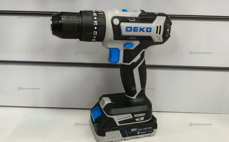 Аккумуляторная дрель-шуруповерт DEKO GCD20DU3