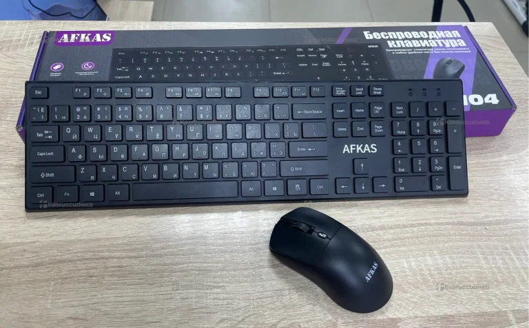 Набор беспроводных клавиатура + мышь afkas fk104