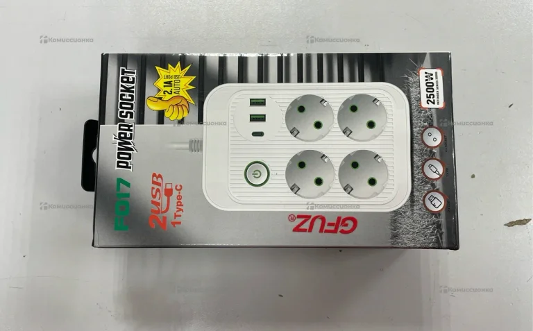 Сетевой фильтр gfuzf17 4 розетки