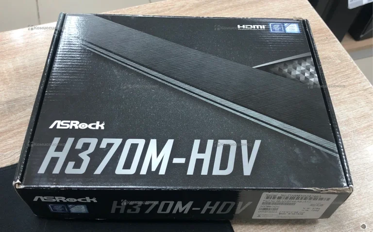 Плата ASRock H370M-HDV+ процессор i7-9700к